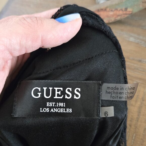 Guess - Lace Sleeveless Mini Cocktail Dress - Size 6 - EUC - Picture 3 of 4